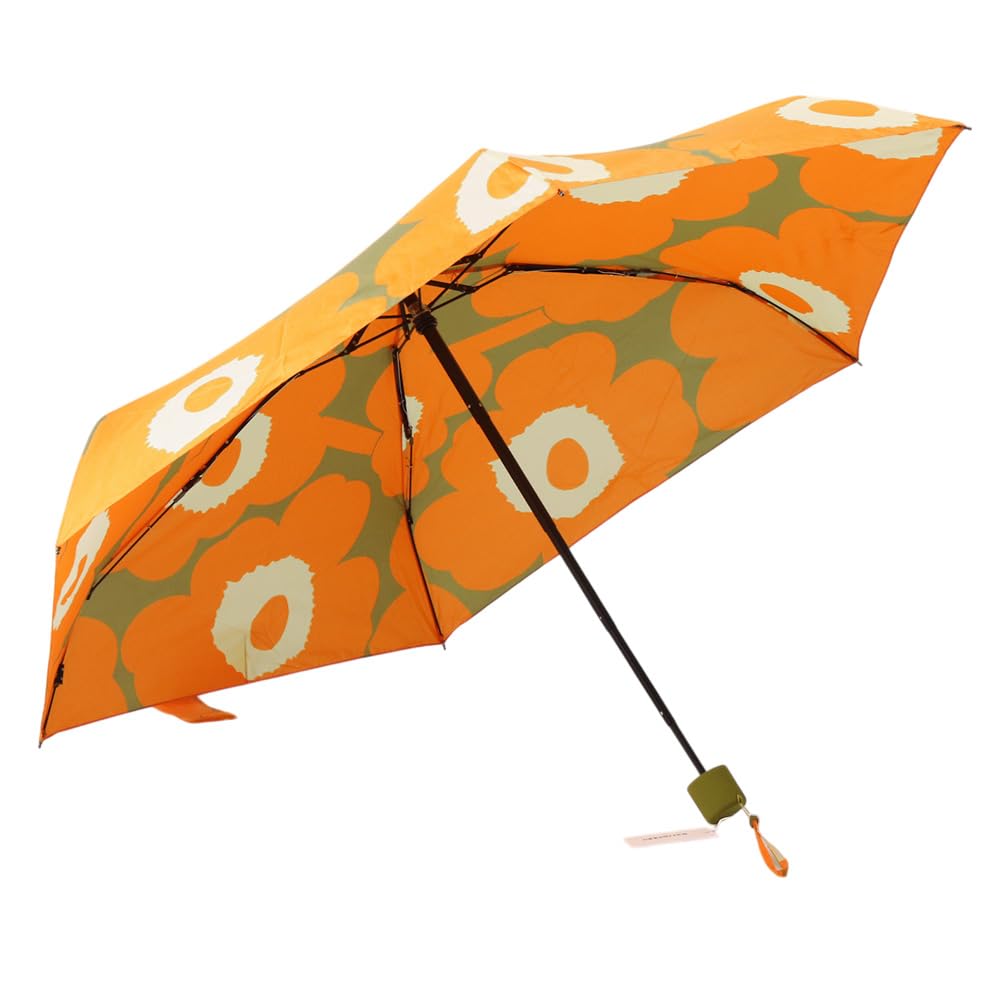 Marimekko Unikko Зонт складной ручной, Оранжевый, 94136 218