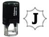 Printtoo Octagon Celtic Swirl Frame Alphabet J Monogram Self Inking Rubber Stamp Office