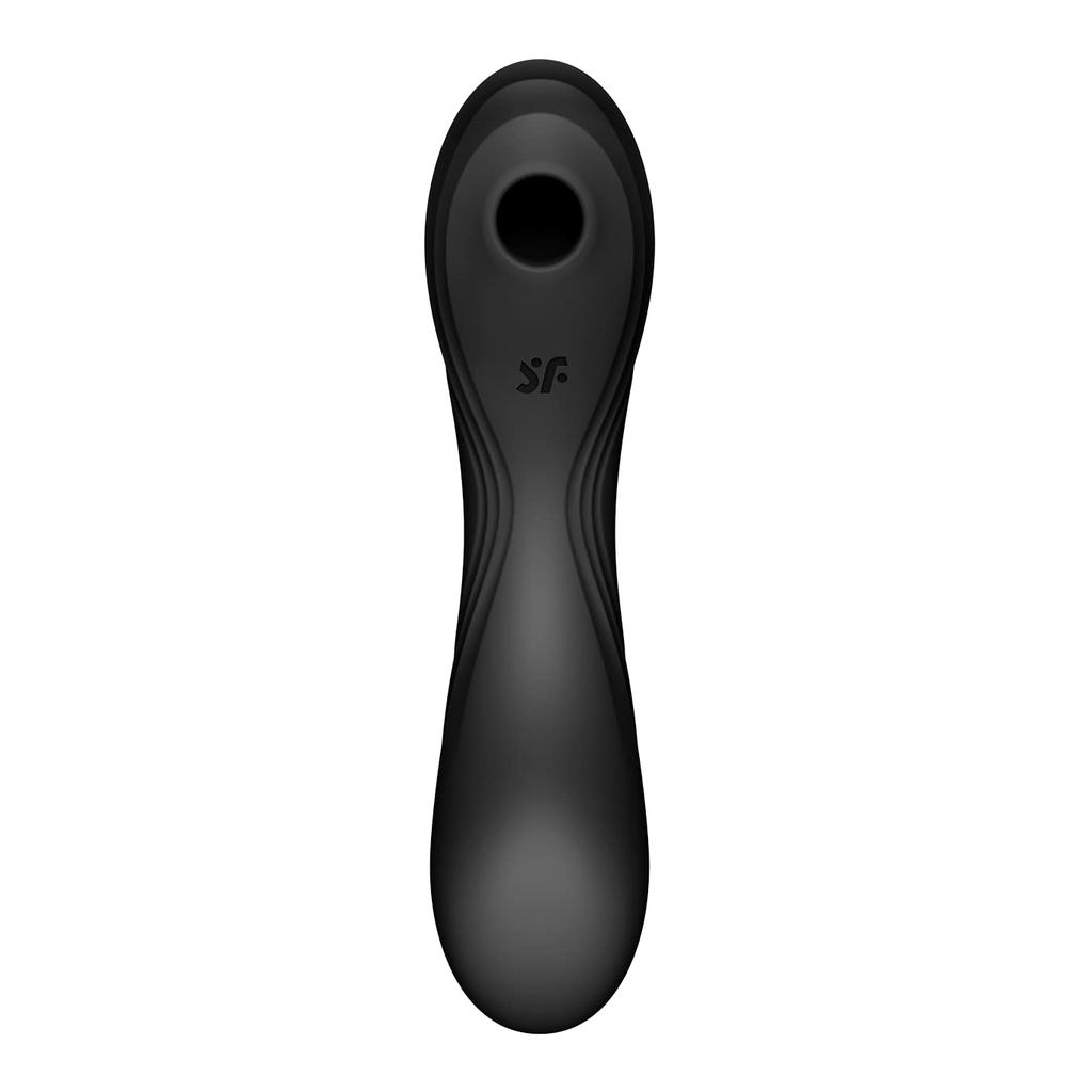 Satisfyer Curvy Trinity 4 Black Satisfyer Curvy Trinity 4 Black Suction Vibrator G Spot Vibrator Electric Massager Rotor 3in1 Clitoris G Spot Middle