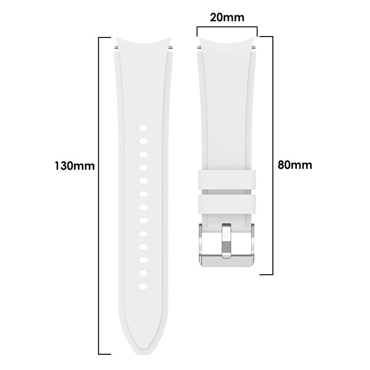 Силиконовый ремешок для Samsung Galaxy Watch4 Classic 46 мм(Темно-синий)