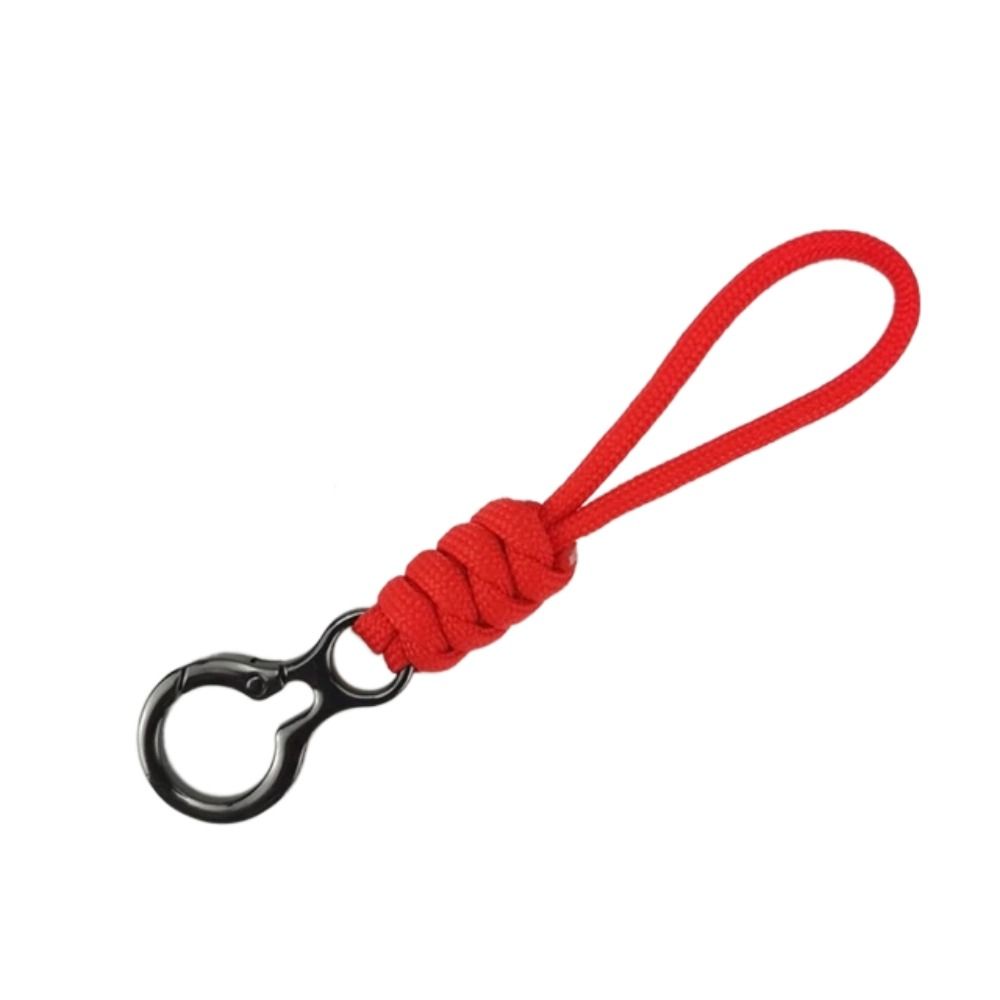 Anti-lost Paracord Keychain Wristlet Strap Braided Woven Keychain Car Key Holder