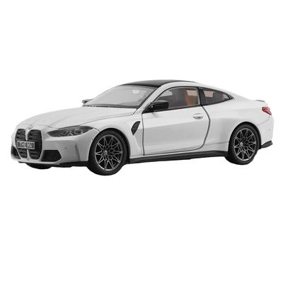 1/23 BMW M4 G82 THE M4 Суперкар Литые из сплава и Игрушечные транспортные средства Металлическая модель автомобиля Игрушка Со звуком и светом Коллекция Детская игрушка