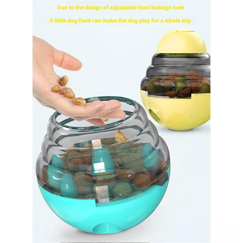 Игрушка для домашних животных Tumbler Wobble Товары для домашних животных для собак и кошек Устойчивая к укусам катящаяся головоломка с мячом Игрушка для домашних животных для собак Медленная кормушка Текучая еда Интерактивные аксессуары
