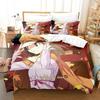 Комплект постельного белья Bakemonogatari Single Twin Full Queen King Size Bed Set Adult Kid Bedroom Duvetcover Sets Anime Bed Sheet Set