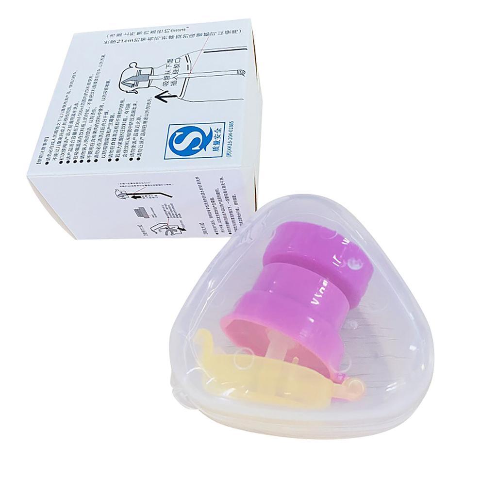 Baby Straw Cap, Children's Bottled Beverage, Overflow And Choking Straw With Adapter