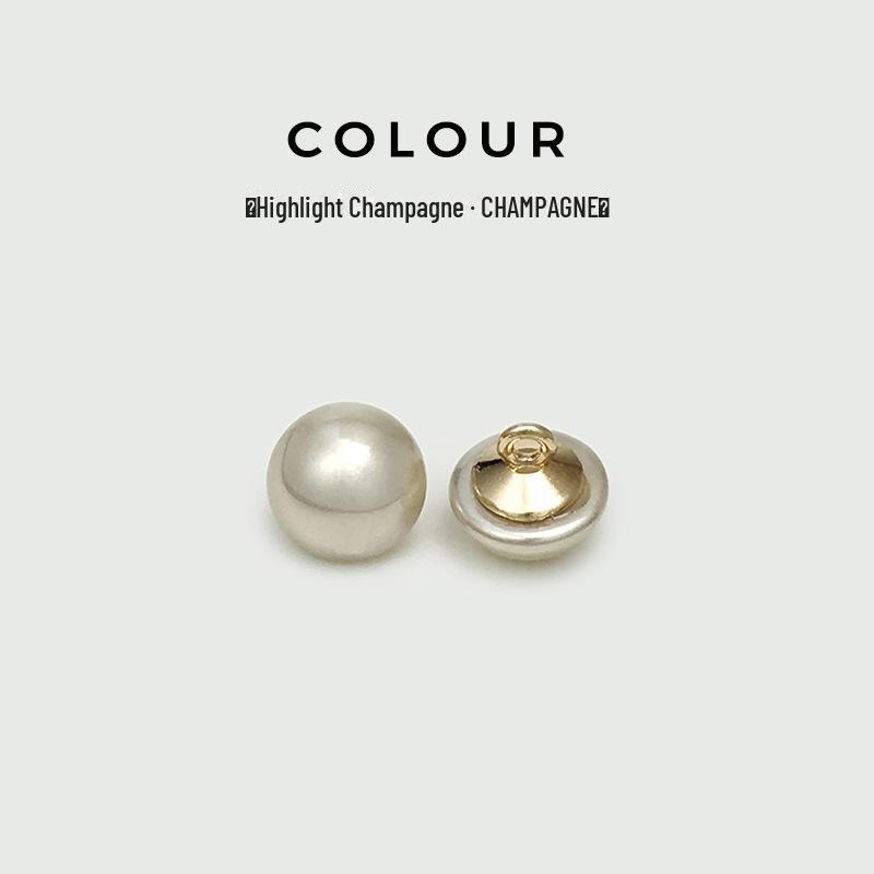 Круглые декоративные пуговицы для рубашки Cheongsam белого жемчуга