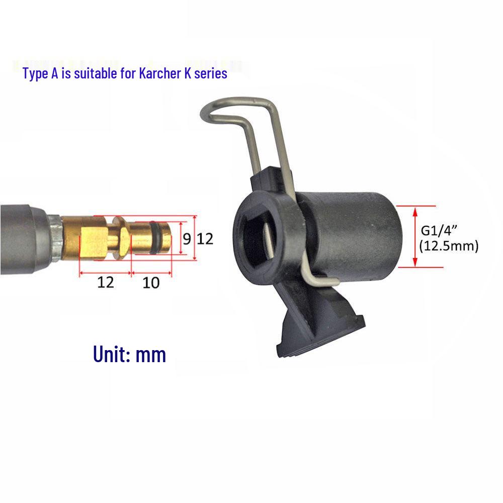 High-Pressure Washer Hose & Water Gun G1/4" M14 Adapter