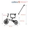 COLIBRO Children's Bike 6 in 1 TREMIXUP ROSE