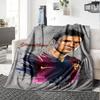 Messi Customize Your Name Blanket Gift Personalized Blanket Soft & Cozy Great for Chair Picnics Livingroom Sofa for All Occasions