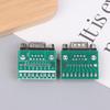 5Pcs Db9 Male Female Adapter Signals Terminal Module Rs232 Rs485 Serial To Terminal 9-Pin 9-Hole Connector