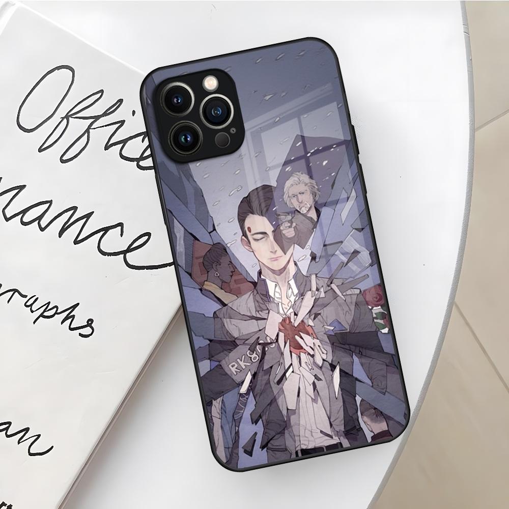Чехол для телефона Игра Detroit Become Human для Iphone 17 16 Air 15 14 12 11 13 Pro Max Mini X Xr Xs Se Puls стеклянная крышка