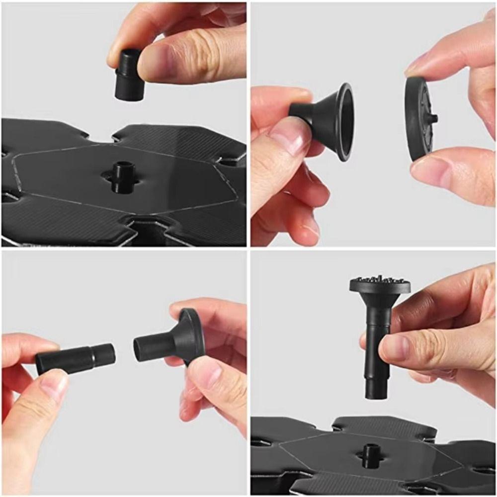 Multiple Nozzles Solar Fountain Pump Energy Saving Solar Water Fountain Fish Tank