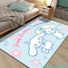 Creative 3D Cartoon Carpet Magic Kuromi Anime Print Living Room Bedroom Decoration Rug Kids Children Anti Slip Crawling Mat