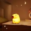Cute Timing Function Capybara Night Light Adorkable USB Rechargeable Silicone LED Lamp Colorful Sleep Light Children's Bedroom