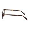 Versace Brand Logo Acetate Rectangular Optical Frame Women's Brown 26126528 VE3375108-Brown F