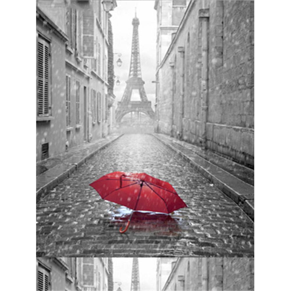 5D Алмазная вышивка с полной дрелью, вышивка крестиком, уличная алмазная живопись, пейзажная мозаика, Эйфелева башня, ремесленный домашний декор