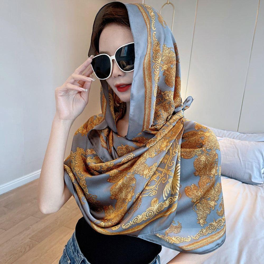 With Buckle Muslim Turban Sun-Resistant Headscarf Fashion Baotou Hat Women