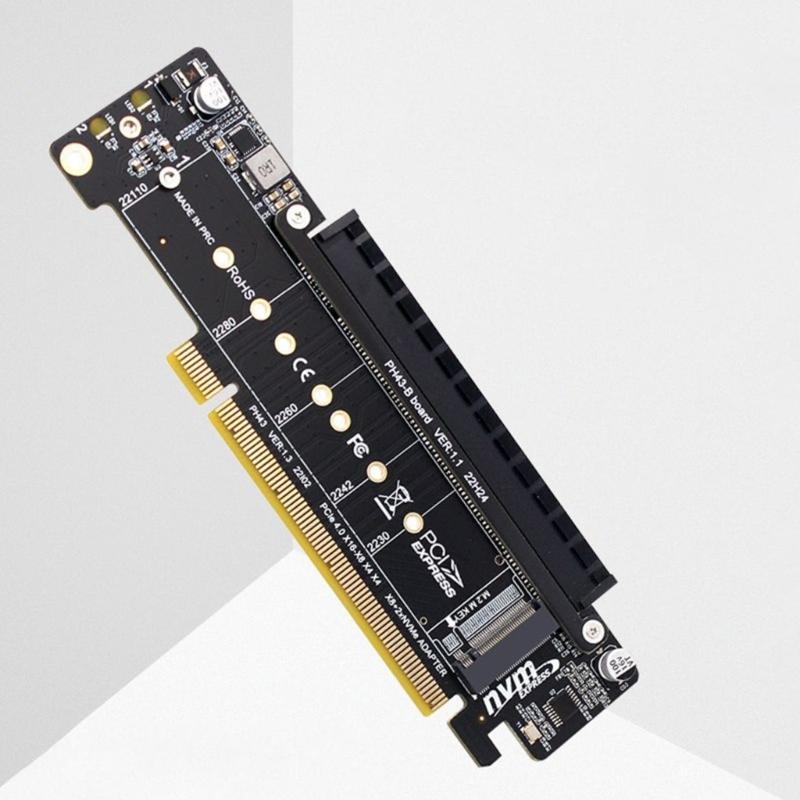 Адаптер PCIE X16 TO X8+X4+X4, поддержка расширения порта PCIE 4.0 M.2 NVME, модуль сильной совместимости