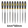 Mini Metal Needle File High-Carbon Steel Non-Slip Ergonomic Handles Hand Files Hardened Alloy Detail Precise Work Premium New