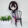 Furniture Model Kitchen Furniture Doll House Accessories 1:24 Dollhouse Chair Miniature Chair