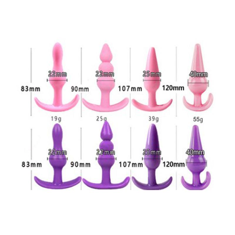 Adult Anal Bead Plugs 18-Year-Old Adult Sex Toys Unisex Silicone Anal Plugs