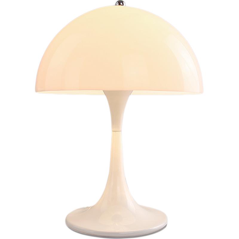 Modern Minimalist Mushroom Table Lamp: Nordic Bedside Light for Warm, Romantic, and Creative Bedroom Decor