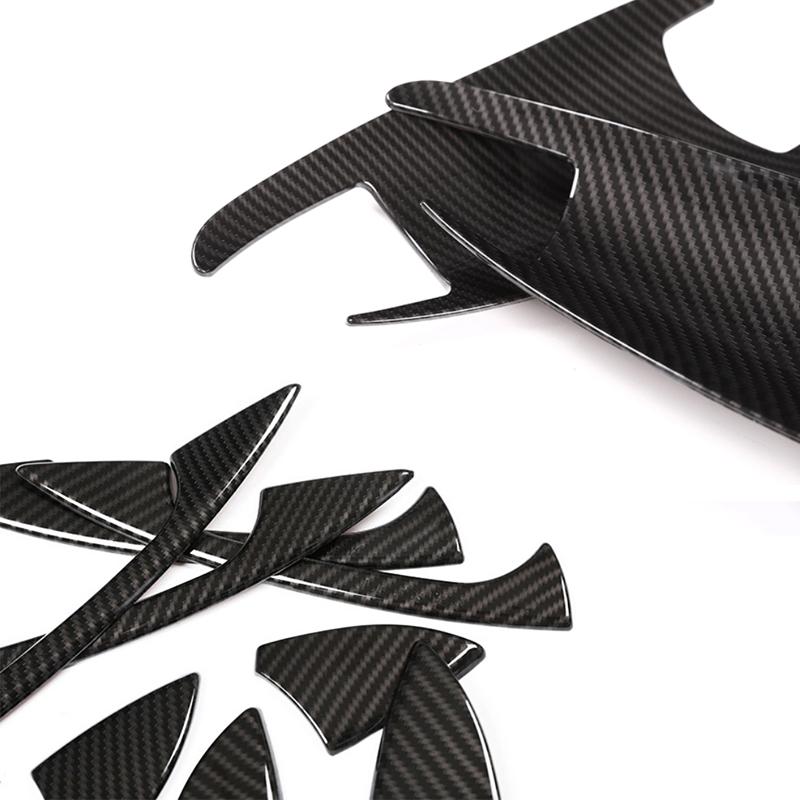 Для Mercedes Benz CE GLK ML CLA Class W166 W117 X204 W204 W212 W246 Карбоновая текстура Внешняя дверная ручка автомобиля Крышка чаши