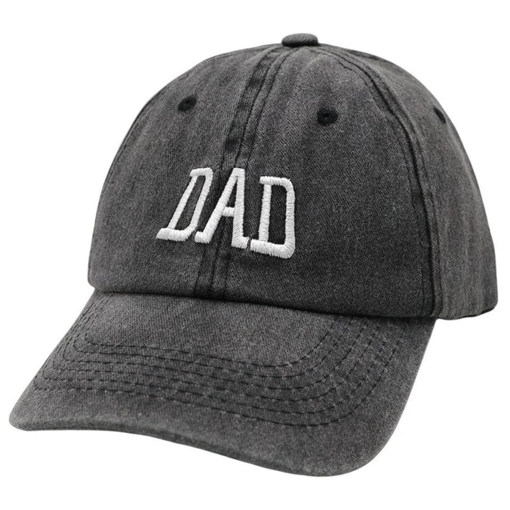 Унисекс washed cotton cap DAD MOM Вышивка Бейсболка Для улицы Пара Шикарные Папины кепки