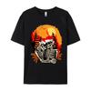 Skull Christmas Santa Couple Funny T Shirts All Cotton Short Sleeve Tee Shirt 3d Printed T-Shirt Awesome