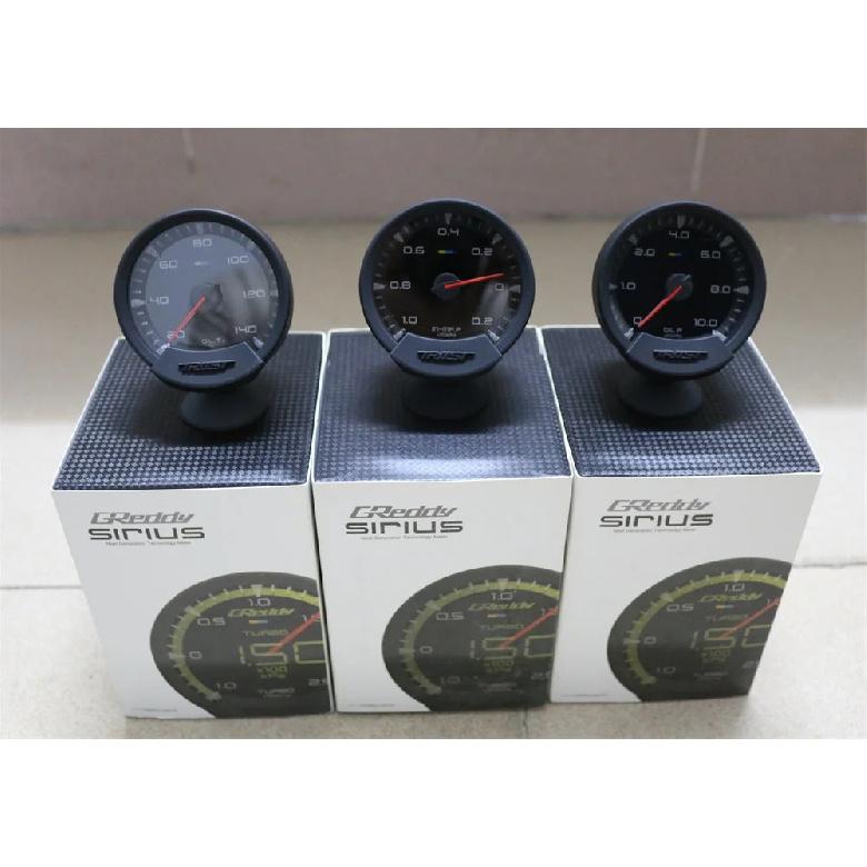 GReddi Sirius Прибор 7 Цветов Автомобильный Датчик 74 мм Буст Температура Воды Температура Масла Давление Масла Обороты Скорость Датчик Давления Топлива с Металлическим Датчиком