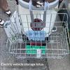 Металлическая задняя корзина для электросамоката Прочная железная конструкция Большая вместимость Легко крепится Для поездок на работу Покупок Продуктов Ежедневного Использования