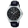 Men's Leather Band Watch MTP-V300L