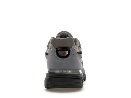 New Balance 990v4 Сделано в США Арктический серый Черный - U990BB4