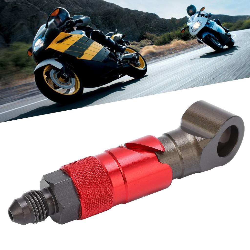 Быстроразъемное соединение тормозной магистрали, изогнутый универсальный адаптер для шланга масла и топлива, красный