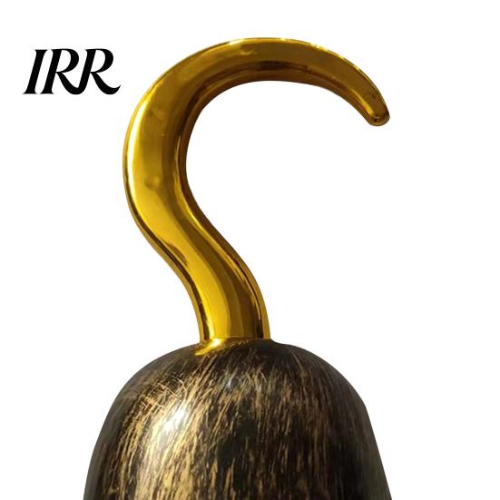 Stage Performance Pirate Prop Hook for Halloween Costume, Realistic Plastic Captain Lightweight Costume Accessory Cosplay, Retro Party Favor Kids Toy