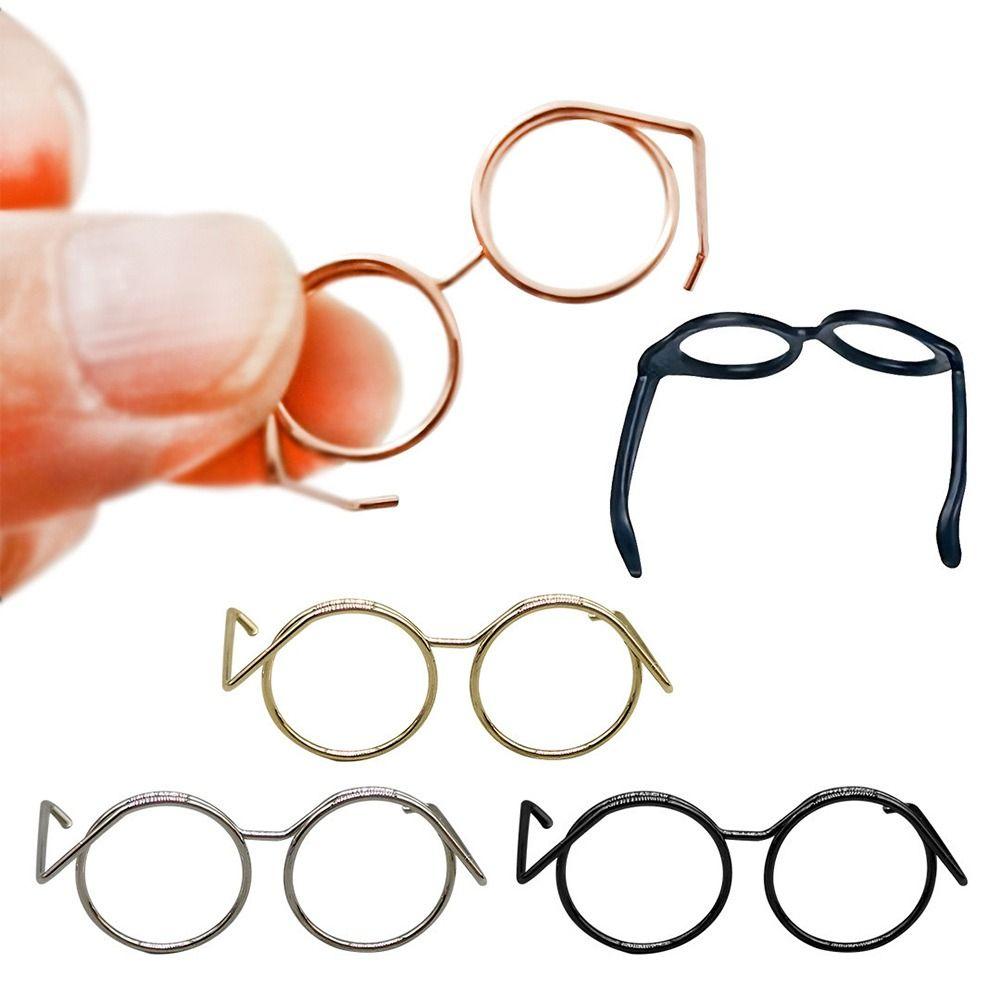 Lensless Doll Glasses Iron Wire Baby Toy Fashion Eyeglass Frame Doll