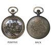 JEWELRYWE Карманные часы Антикварные часы с подвеской в виде поезда Аналоговые карманные часы с подвеской на шею Часы для мужчин Церемония совершеннолетия День рождения Годовщина