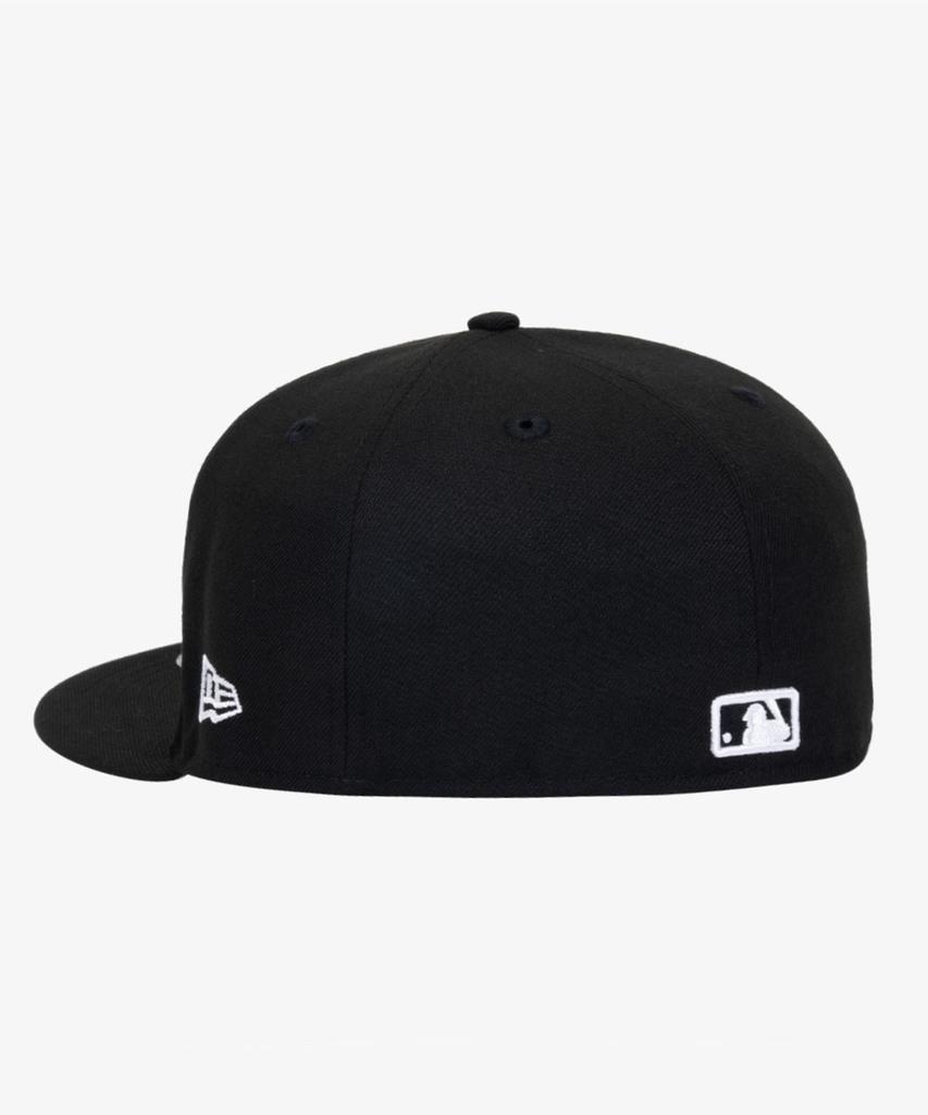 New Era Кепка MLB La Dodgers Базовая Приталенная Черно-Белая