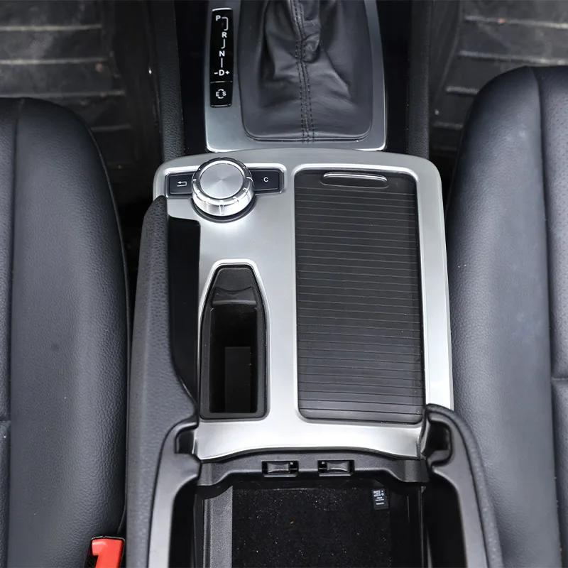 АБС Серебристый Для Mercedes benz C Class W204 C180 C200 2007-2013 Украшение Салона Автомобиля Накладки Наклейки Авто Аксессуары