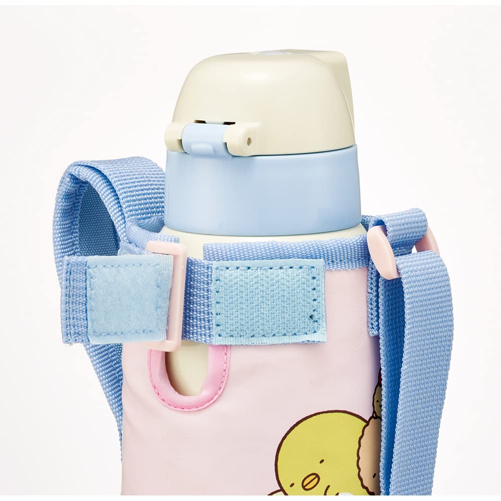 Skater Бутылка для воды 400 мл Нержавеющая сталь Sumikko Gurashi для детей с чехлом KSTCH4-A