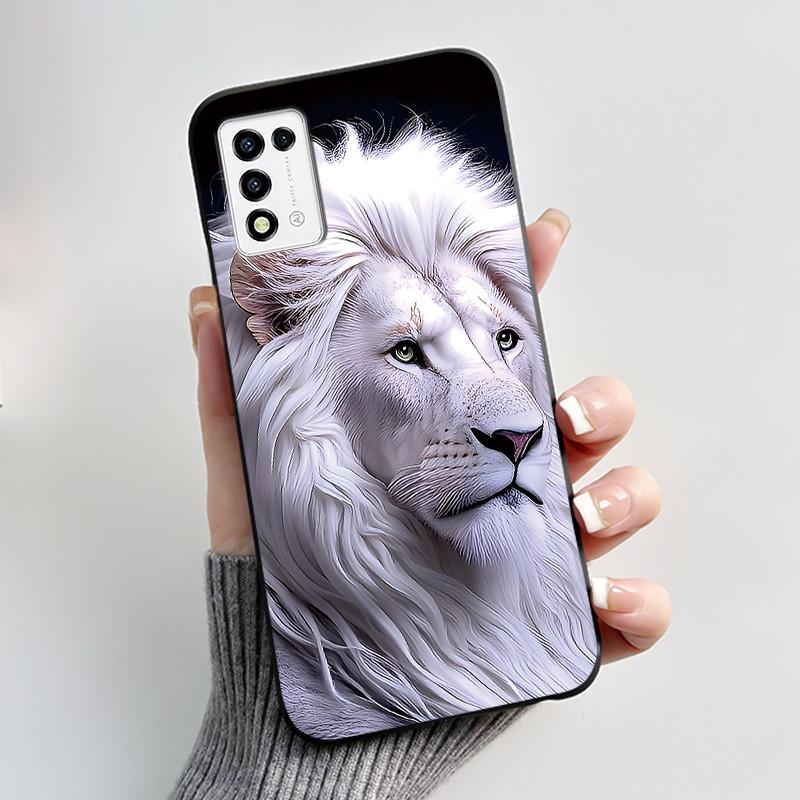 For ZTE Libero 5G III,  A202ZT Soft Silicone Black Case For ZTE Libero 5G II, A103ZT Popular Pattern Panda Shockproof Shell