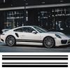 2 шт. Универсальные боковые наклейки на кузов автомобиля (линия талии) Автоаксессуары для Suzuki Volvo Tesla Skoda Volkswagen Seat Subaru