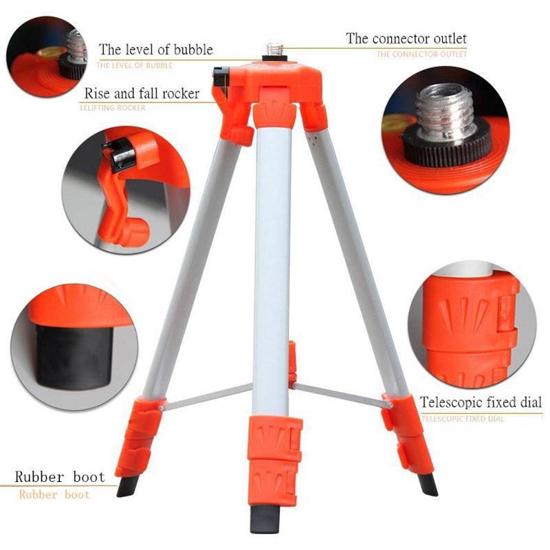 Portable Universal Metel Tripod Stand And Bag Extension Type For Laser Air Level