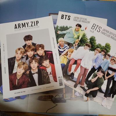 [ИСПОЛЬЗОВАННЫЙ] BTS ARMY.ZIP 4-е поколение фотоальбома Японский информационный бюллетень FC 5-6