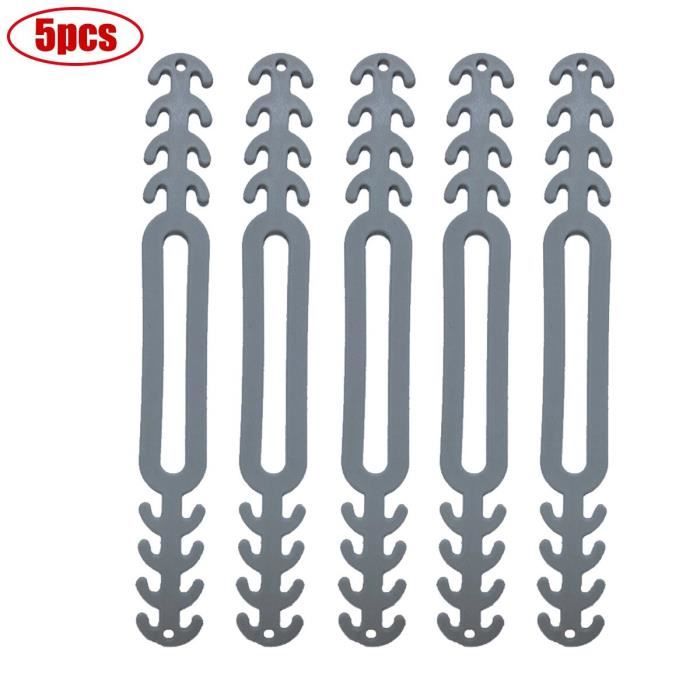 Mask Holder - YWEI - 5pcs - Non-Slip Silicone - Adjustable - Black