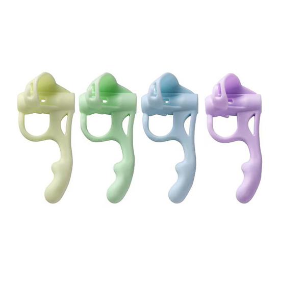 4 шт. детский держатель для карандашей эргономичный дизайн ручка корректор карандаши практика письма силиконовые накладки на пальцы помощь при захвате ручки