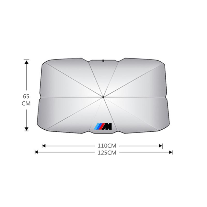 Car Sunshade Umbrella Car Front Window Sunshade Cover For BMW M Emblem E46 E36 E34 F10 E90 F30 E60 F30 E53 E30 E92 E87