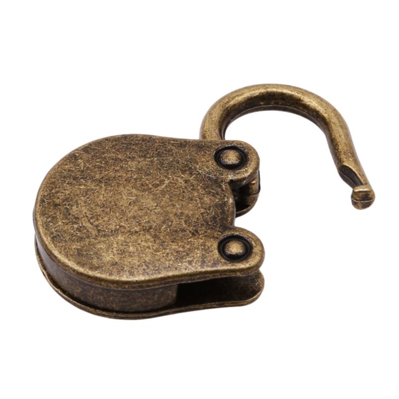 Antique Padlock Vintage Lock Mini Old with Key Padlocks