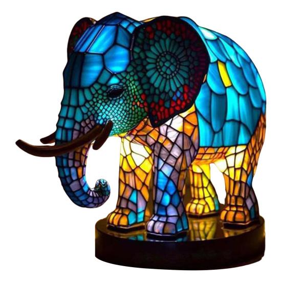 LED Night Light Soft Warm Glow Energy-Saving Battery Powered Animal Shaped Bedside Lamp Table Light Decor