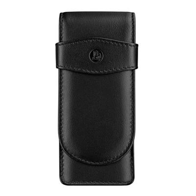 PELIKAN Черный пенал для 3 оригинальных официально импортированных ручек TG-31, кожа,
